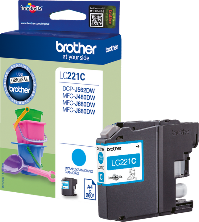 Brother LC221C Cyan Druckerpatrone