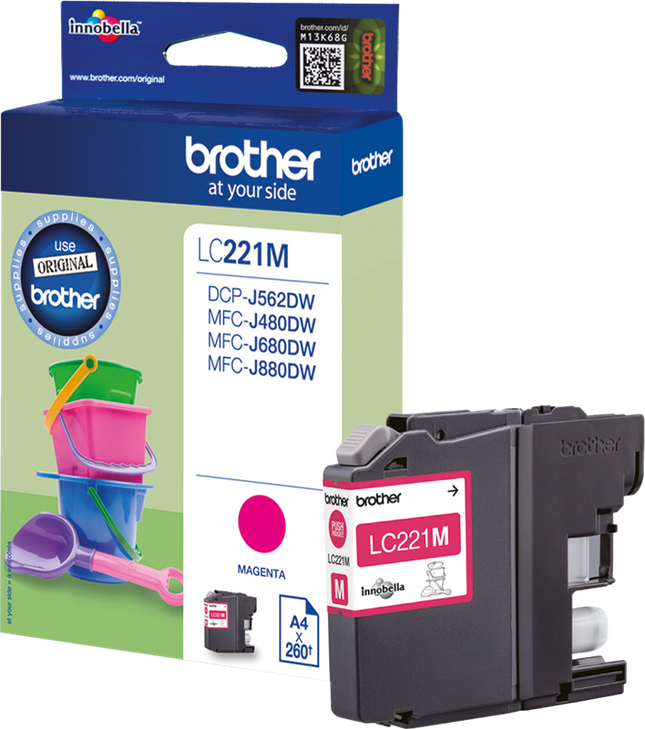 Brother LC221M Magenta Druckerpatrone