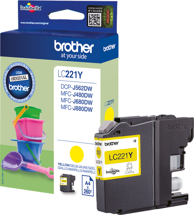 Brother LC221Y Gelb Druckerpatrone