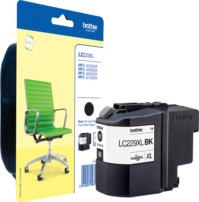 Brother LC229XLBK Schwarz Druckerpatrone