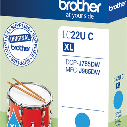Brother LC22UC Cyan Druckerpatrone