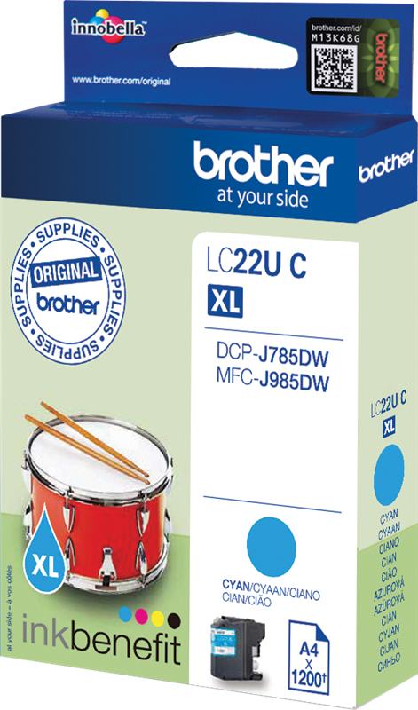 Brother LC22UC Cyan Druckerpatrone
