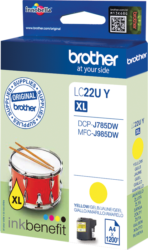 Brother LC22UY Gelb Druckerpatrone