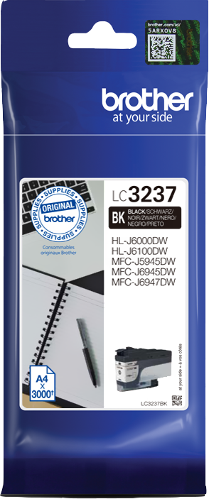 Brother LC3237BK Schwarz Druckerpatrone