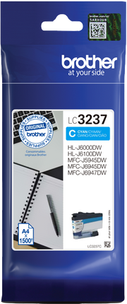 Brother LC3237C Cyan Druckerpatrone