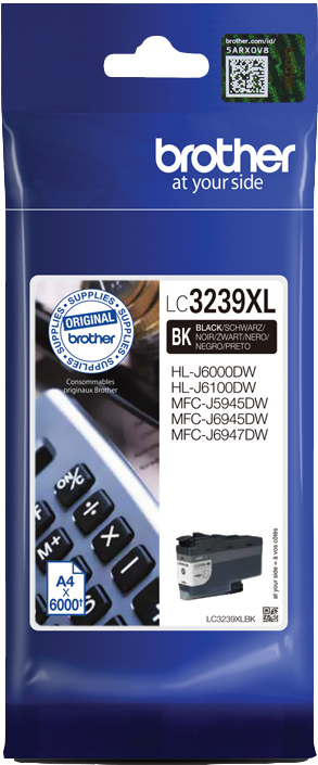 Brother LC3239XLBK Schwarz Druckerpatrone