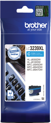Brother LC3239XLC Cyan Druckerpatrone