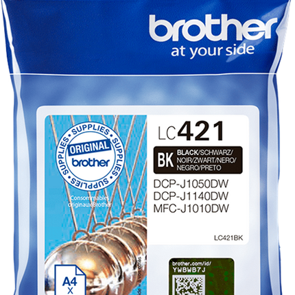 Brother LC421BK Schwarz Druckerpatrone