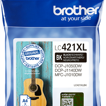 Brother LC421XLBK Schwarz Druckerpatrone