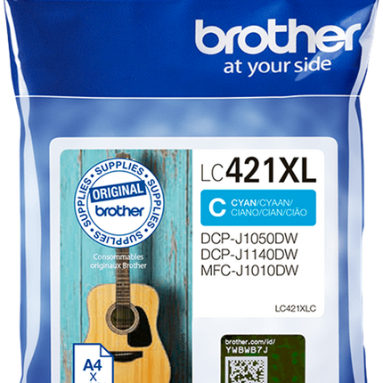 Brother LC421XLC Cyan Druckerpatrone