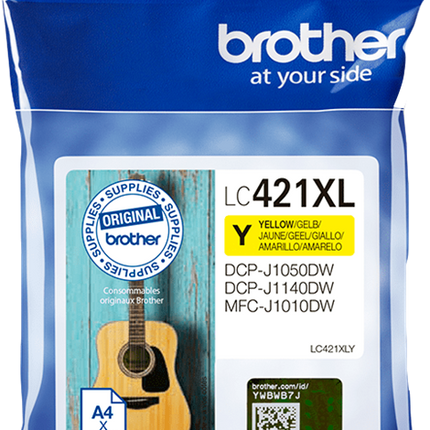 Brother LC421XLY Gelb Druckerpatrone