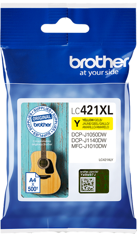 Brother LC421XLY Gelb Druckerpatrone