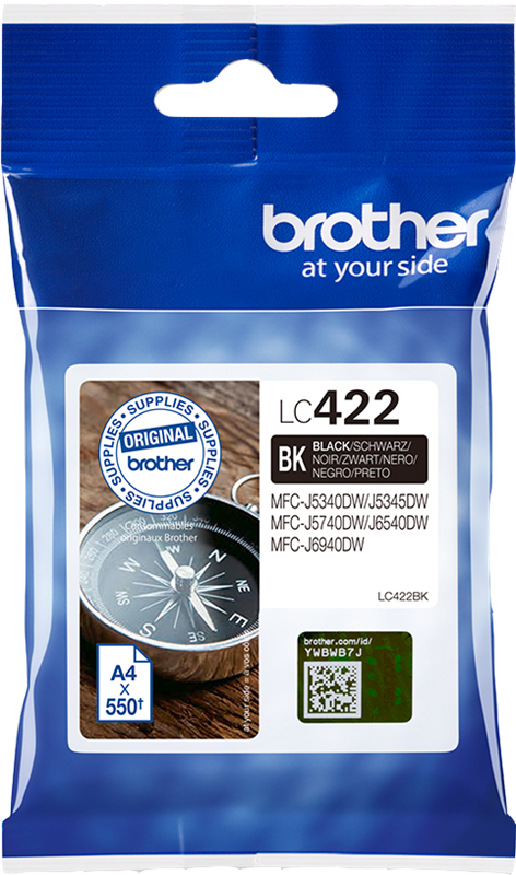 Brother LC422BK Schwarz Druckerpatrone