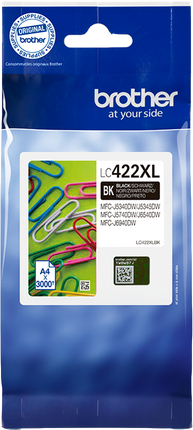 Brother LC422XLBK Schwarz Druckerpatrone