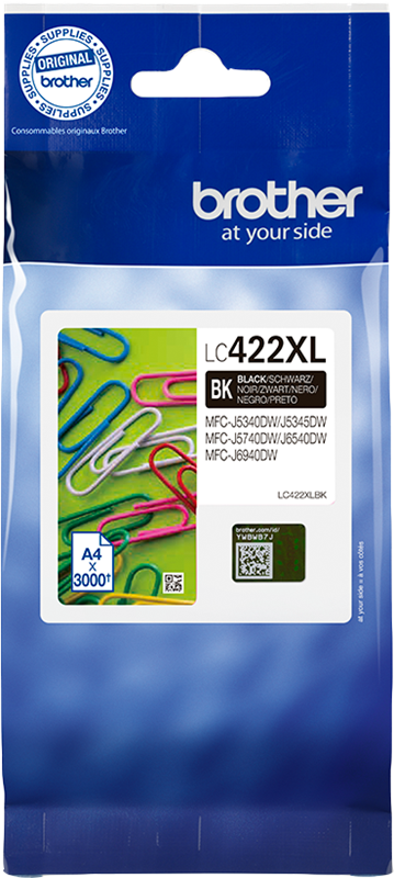 Brother LC422XLBK Schwarz Druckerpatrone
