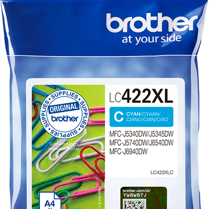 Brother LC422XLC Cyan Druckerpatrone