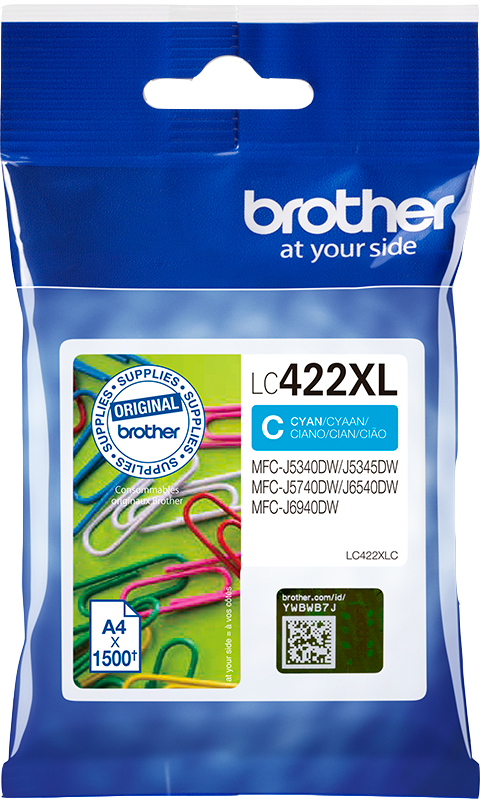 Brother LC422XLC Cyan Druckerpatrone