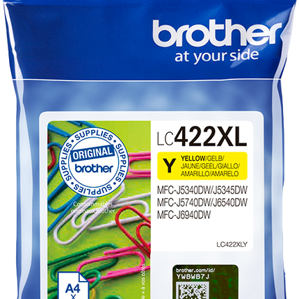 Brother LC422XLY Gelb Druckerpatrone