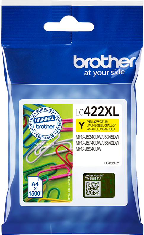 Brother LC422XLY Gelb Druckerpatrone