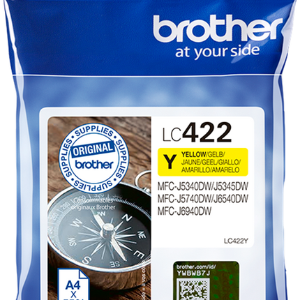 Brother LC422Y Gelb Druckerpatrone