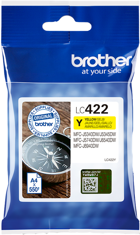 Brother LC422Y Gelb Druckerpatrone