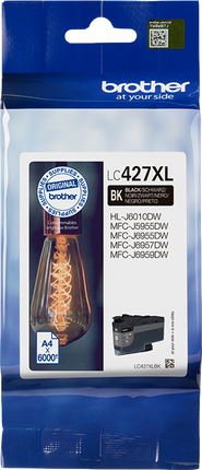 Brother LC427XLBK Schwarz Druckerpatrone