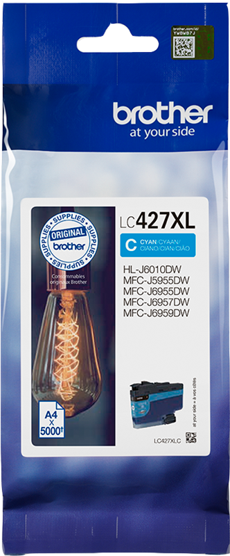 Brother LC427XLC Cyan Druckerpatrone