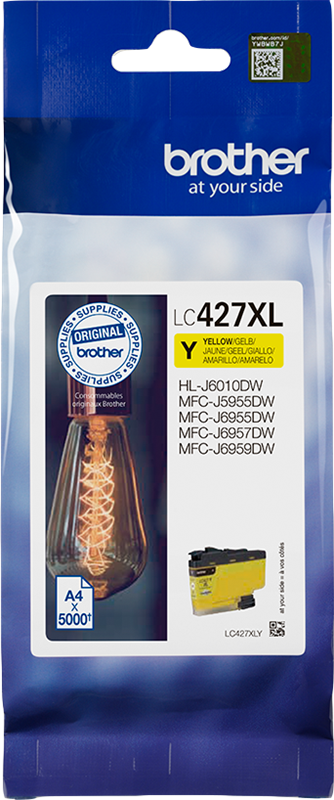 Brother LC427XLY Gelb Druckerpatrone