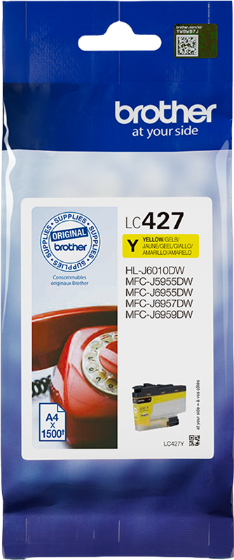 Brother LC427Y Gelb Druckerpatrone