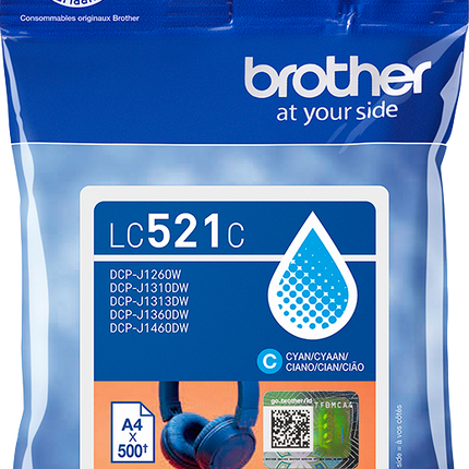 Brother LC521C Cyan Druckerpatrone