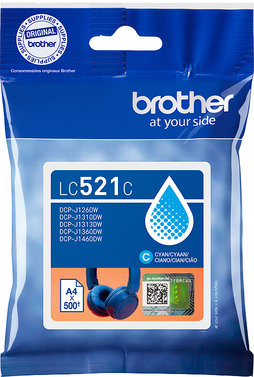 Brother LC521C Cyan Druckerpatrone
