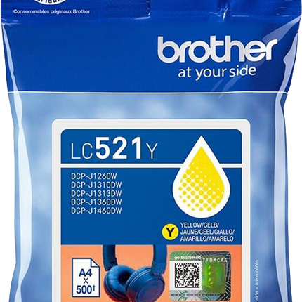 Brother LC521Y Gelb Druckerpatrone