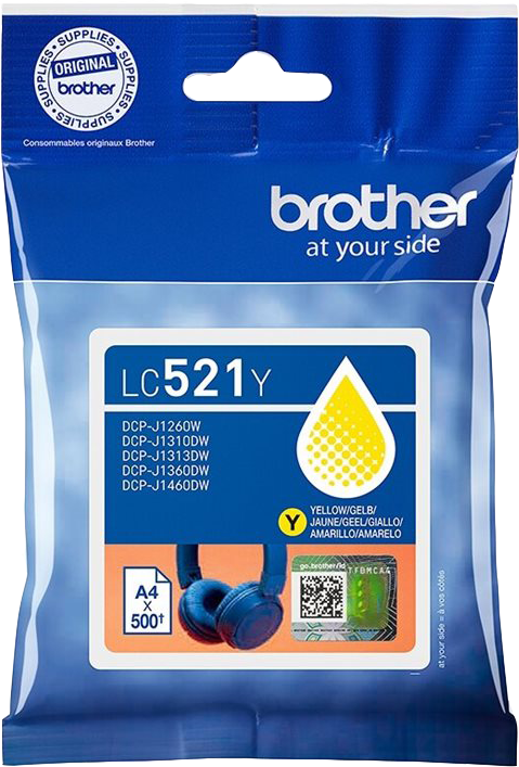 Brother LC521Y Gelb Druckerpatrone