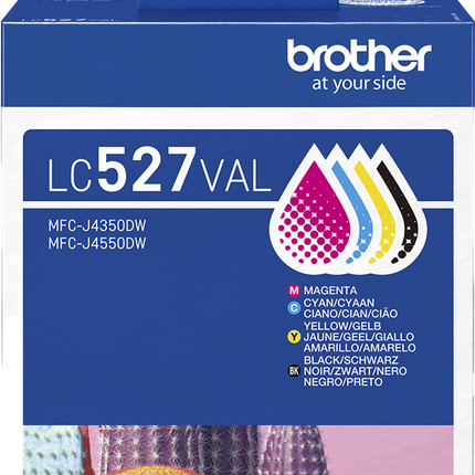 Brother LC527VAL Multipack Schwarz / Cyan / Magenta / Gelb