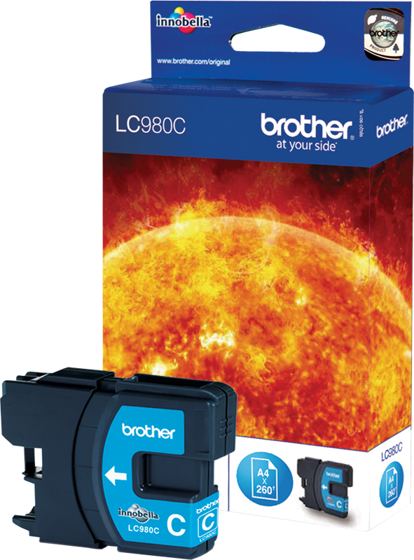Brother LC980C Cyan Druckerpatrone