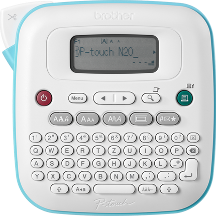 Brother P-touch N20 Beschriftungsgeräte Blau / Weiss