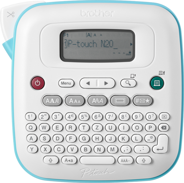 Brother P-touch N20 Beschriftungsgeräte Blau / Weiss