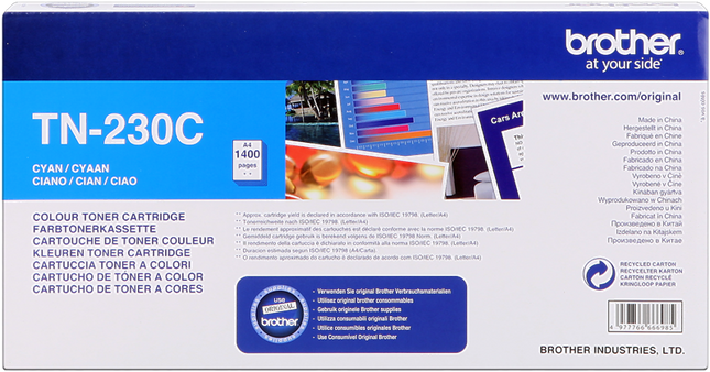 Brother TN-230C Cyan Toner