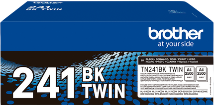 Brother TN-241BK TWIN Multipack Schwarz
