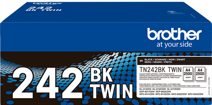 Brother TN-242BK TWIN Multipack Schwarz