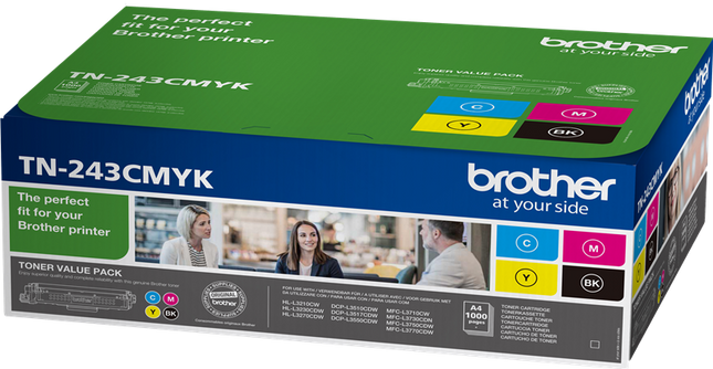 Brother TN-243CMYK Multipack Schwarz / Cyan / Magenta / Gelb