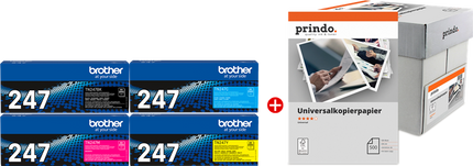 Brother TN-247 MCVP 01 Schwarz / Cyan / Magenta / Gelb Value Pack