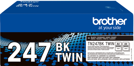 Brother TN-247BK TWIN Multipack Schwarz