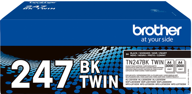 Brother TN-247BK TWIN Multipack Schwarz
