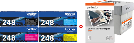 Brother TN-248 MCVP Schwarz / Cyan / Magenta / Gelb / Weiss Value Pack