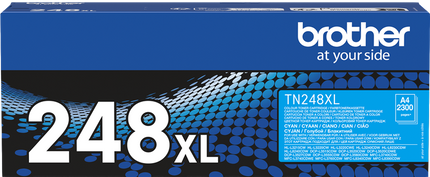 Brother TN-248XLC Cyan Toner