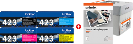 Brother TN-423 MCVP Schwarz / Cyan / Magenta / Gelb Value Pack