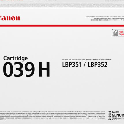 Canon 039h Schwarz Toner