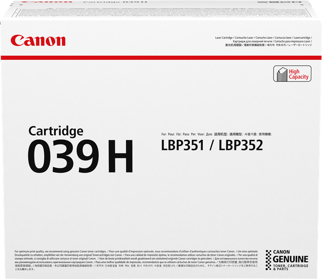 Canon 039h Schwarz Toner
