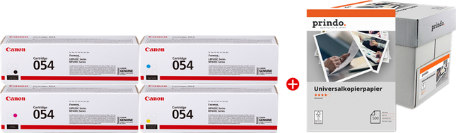 Canon 054 MCVP Schwarz / Cyan / Magenta / Gelb Value Pack